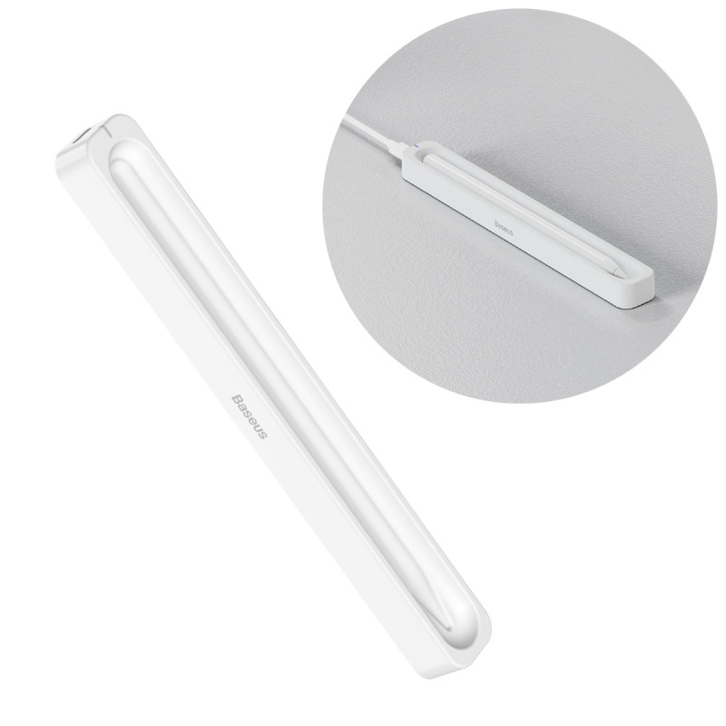 „Apple Pencil 2“ / „Baseus“ belaidis įkroviklis – baltas