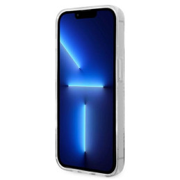 „Guess 4G Pattern Script“ dėklas, skirtas „iPhone 14 Pro Max“ – chaki spalvos