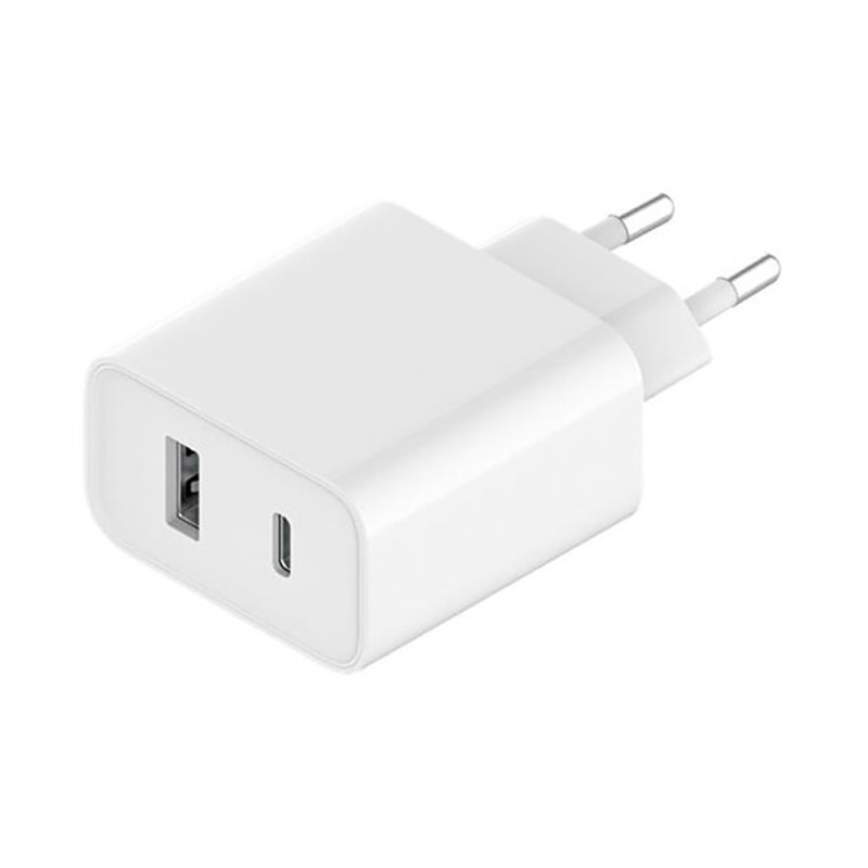 „Xiaomi“ kelioninis įkroviklis „BHR4996GL“ USB-A / USB-C 33W PD sieninis įkroviklis - baltas