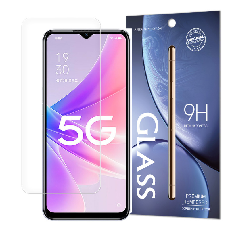 Grūdintas stiklas grūdintas stiklas Oppo A77 4G / A57 4G / A57s / A57e, kietumas 9H (pakuotė - vokas)
