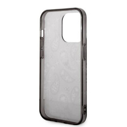 „Guess“ „Bandana Paisley“ dėklas iPhone 14 Pro 6.1" telefonui – juodas