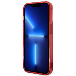 „Guess“ „Bandana Paisley“ dėklas iPhone 14 Pro 6.1" telefonui – raudonas