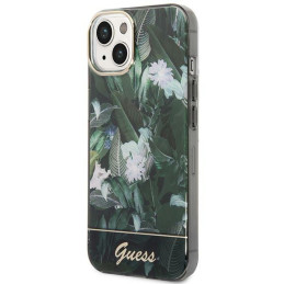 „Guess“ „Jungle Collection“ iPhone 14 dėklas – žalias