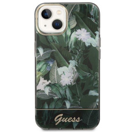 „Guess“ „Jungle Collection“ iPhone 14 dėklas – žalias