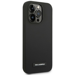 Karl Lagerfeld silikoninis „MagSafe“ dėklas, skirtas „iPhone 14 Pro Max“ – juodas