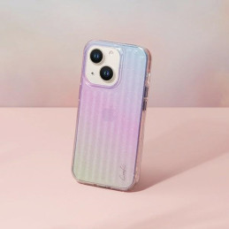 „Uniq Coehl Linear iPhone 14“ dėklas – rožinis/ mėlynas