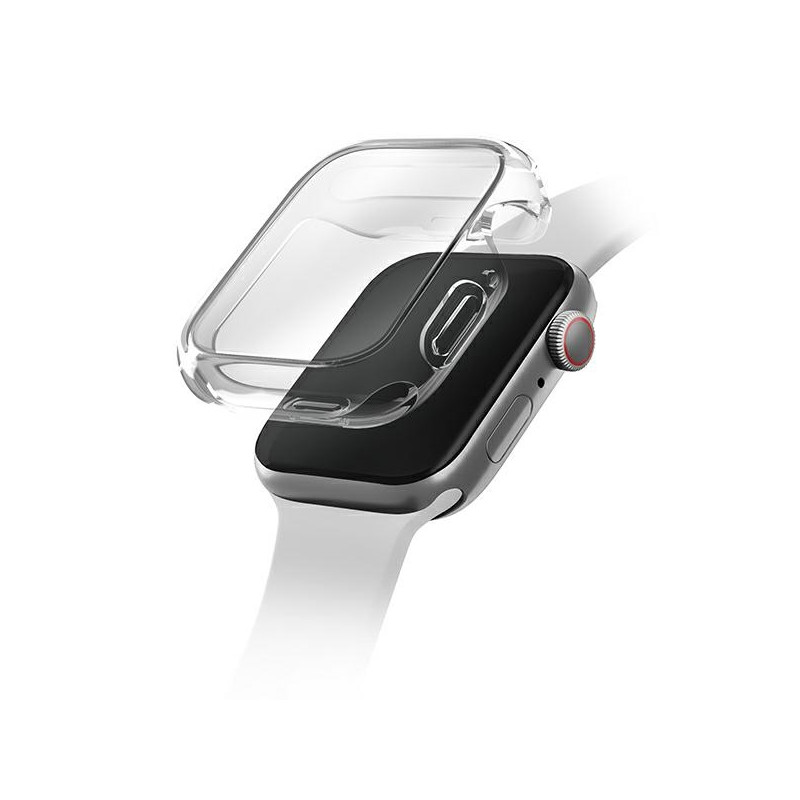 „Uniq Garde“ dėklas, skirtas „Apple Watch 7/ 8/ SE2 45mm“ – skaidrus