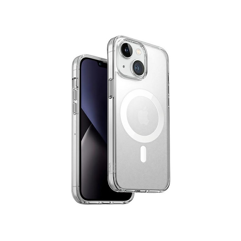 „Uniq LifePro Xtreme Magclick“ įkrovimo dėklas, skirtas „iPhone 14“ – skaidrus