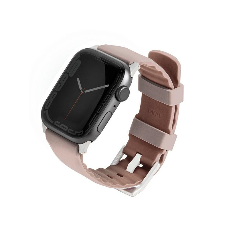 „Uniq Linus Airosoft“ silikoninis dirželis „Apple Watch 38 / 40 / 41 mm“ – rožinis