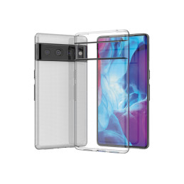 Itin skaidrus 0,5 mm „Google Pixel 7 Pro“ gelio galinis dangtelis, skaidrus