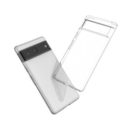 Itin skaidrus 0,5 mm „Google Pixel 7“ gelio galinis dangtelis, skaidrus