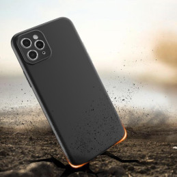 „Google Pixel 7“ plonas silikoninis dėklas, juodas
