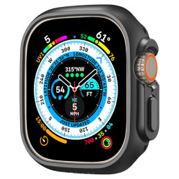 „Spigen Thin Fit“ dėklas, skirtas „Apple Watch Ultra“ (49 mm), juodas