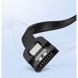 UGREEN SATA 3.0 kampinis kabelis 0,5 m juodas (US217)
