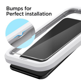 Spigen ALM Glas.tR Plonas grūdintas stiklas iPhone 11 / XR - 2 vnt.