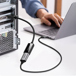 „Ugreen MM137 40363“ adapteris „DisplayPort“ (vyras) į „HDMI“ (lizdas) 4K/ 1080p – juodas