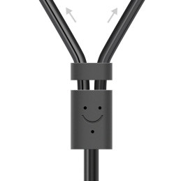 Ugreen AV102 10511 kabelis 3,5 mm mini lizdas (vyras) / 2RCA (vyras) 1,5 m - pilkas