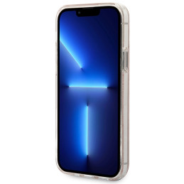 „Guess 4G Print MagSafe“ dėklas, skirtas „iPhone 12“ / „iPhone 12 Pro“ + belaidis įkroviklis – rožinis