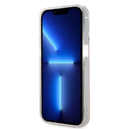 „Guess 4G Print MagSafe“ dėklas ir įkroviklio rinkinys, skirtas „iPhone 14 Pro Max 6.7“ – rožinis
