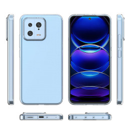 Itin skaidrus 0,5 mm dėklas, skirtas „Xiaomi 13“ plonam dangteliui, skaidrus