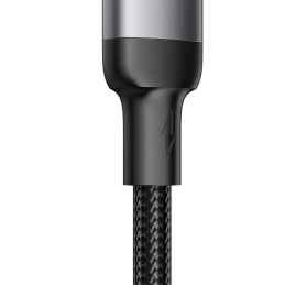 „Joyroom Extraordinary Series A10“ USB-A / „Lightning“ 2.4A laidas 1,2 m – juodas