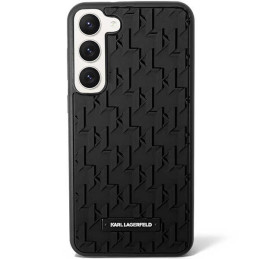 Karl Lagerfeld 3D monograminis dėklas, skirtas „Samsung Galaxy S23+“ – juodas