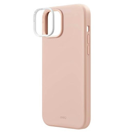 UNIQ Lino Hue Magclick įkrovimo dėklas, skirtas iPhone 14 (rožinis)