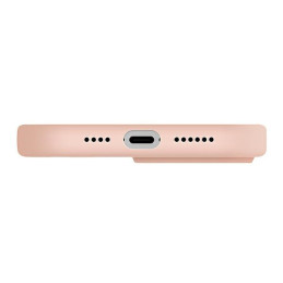 UNIQ Lino Hue Magclick įkrovimo dėklas, skirtas iPhone 14 (rožinis)