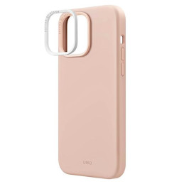 „Uniq Lino“ iPhone 14 Pro Max dėklas – rožinis