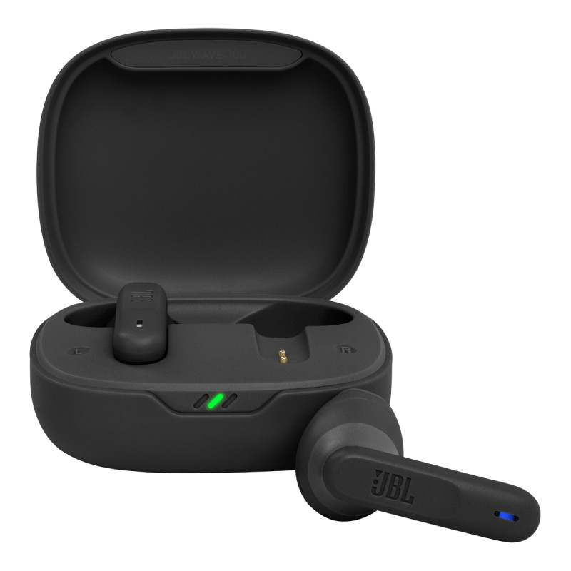 JBL Wave 300 TWS belaidės „Bluetooth“ ausinės, juodos (JBLW300TWSBLK)