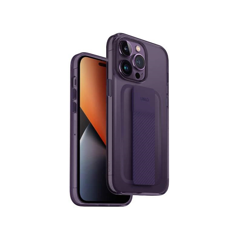 „Uniq Heldro Mount“ dėklas, skirtas „iPhone 14 Pro Max“ – violetinis