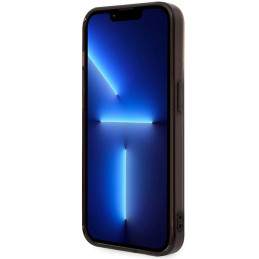 BMW pusės trispalvis dėklas, skirtas iPhone 14 Pro Max 6.7" - juodas