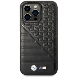 BMW dviejų raštų dėklas, skirtas iPhone 14 Pro Max 6.7" – juodas