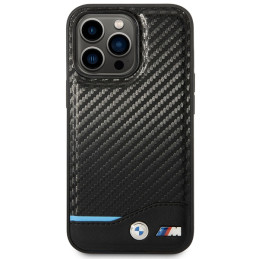BMW Carbon MagSafe iPhone 14 Pro dėklas – juodas