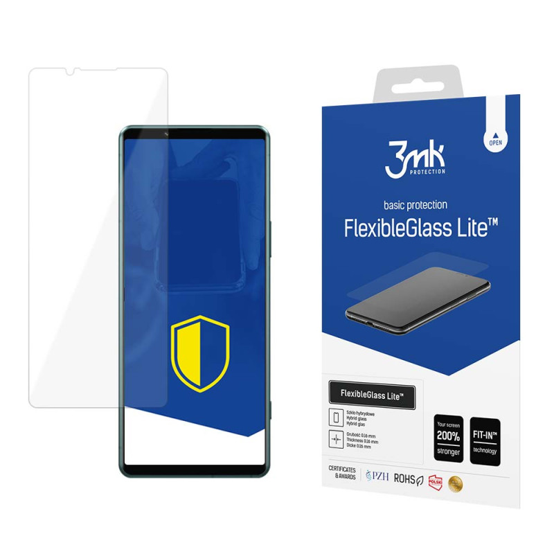 Hibridinis stiklas 3mk FlexibleGlass Lite™, skirtas Sony Xperia 5 IV