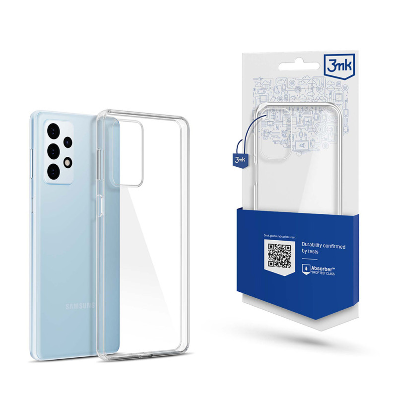 3mk skaidrus dėklas, skirtas „Samsung Galaxy A23 5G“ - permatomas