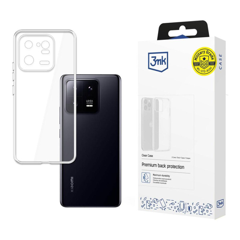 3mk skaidrus dėklas, skirtas „Xiaomi 13 Pro“ - permatomas