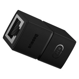 „Baseus AirJoy“ serijos 2 vnt. Ethernet RJ-45 tinklo kabelio jungtis - juoda
