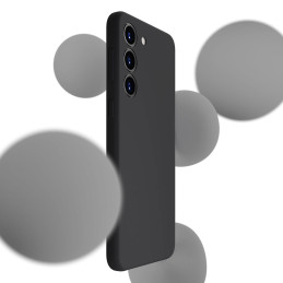 3mk silikoninis dėklas, skirtas „Samsung Galaxy S23 5G“ - juodas