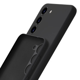 3mk silikoninis dėklas, skirtas „Samsung Galaxy S23 5G“ - juodas