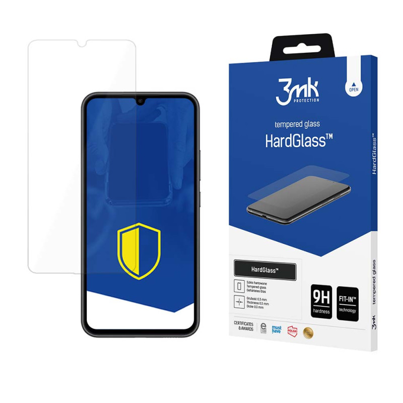 3mk HardGlass™ grūdintas stiklas, skirtas „Samsung Galaxy A34 5G“
