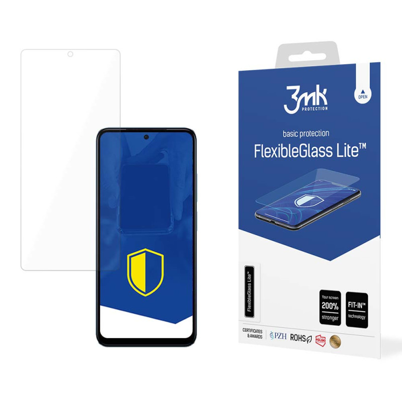 Hibridinis stiklas 3mk FlexibleGlass Lite™, skirtas Xiaomi Redmi Note 12s