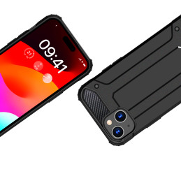 „Hybrid Armor“ „iPhone 15“ dėklas – juodas