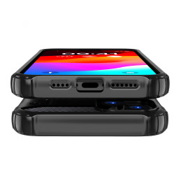 „Hybrid Armor“ „iPhone 15“ dėklas – juodas