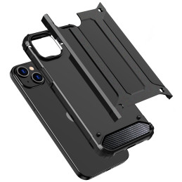 „Hybrid Armor“ „iPhone 15“ dėklas – juodas