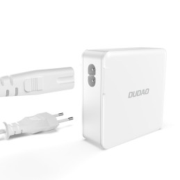 „Dudao A100EU“ 100 W „GaN“ greitasis įkroviklis, 2 x USB-C / 2 x USB – baltas