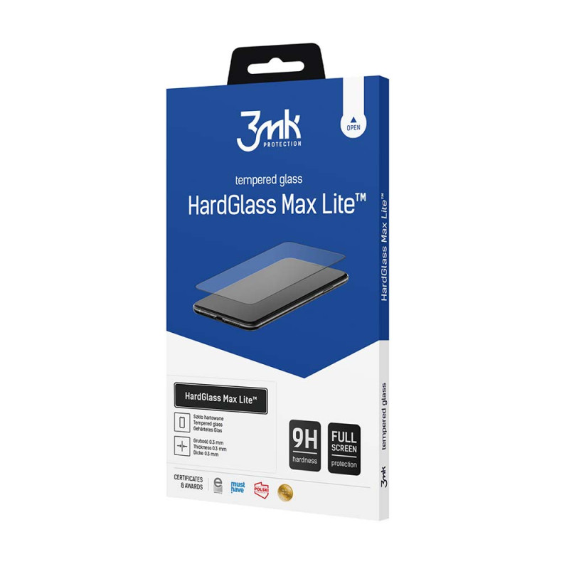 9H 3mk HardGlass Max Lite™ stiklas, skirtas Oppo A17