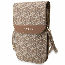 „Guess GCube“ dryžuotas krepšys – rudas