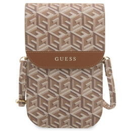 „Guess GCube“ dryžuotas krepšys – rudas