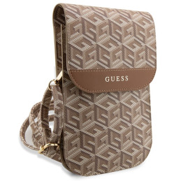 „Guess GCube“ dryžuotas krepšys – rudas